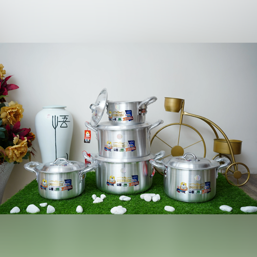 2 To 6 Metal Finish Casserole Set
