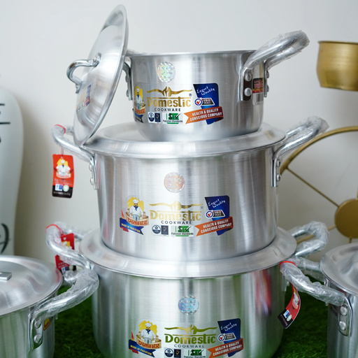 2 To 6 Metal Finish Casserole Set
