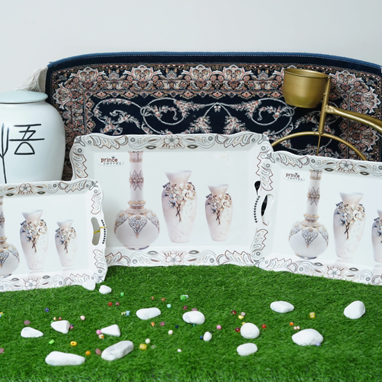 Canvas Tray Set