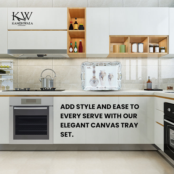 Canvas Tray Set
